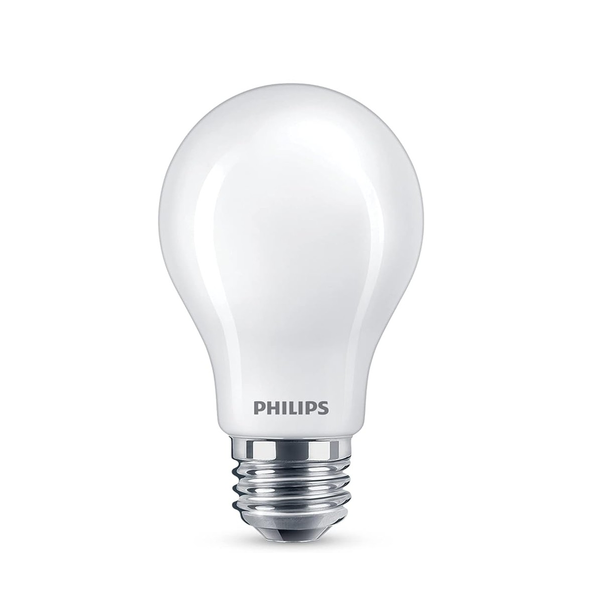 Bombilla LED Philips Ultra Definition A19 esmerilada individual con casquillo E26